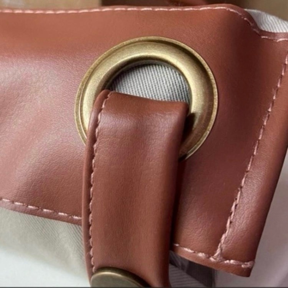 3/$30 Nespresso Barista Collection Beige Canvas Apron Neck Strap Tan - Picture 6 of 6